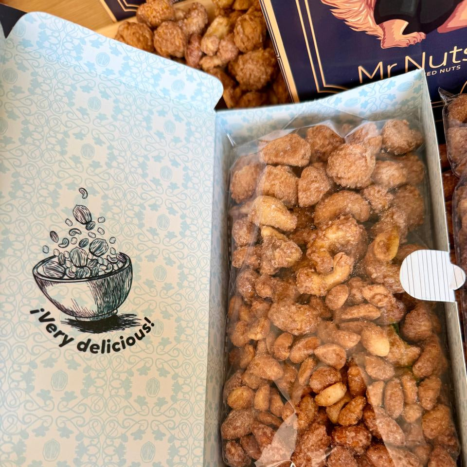 Caja de Nueces Caramelizadas Mr Nuts – Sweet Box Premium