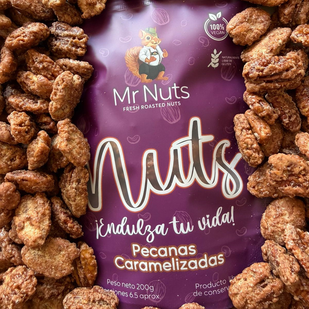 Pecanas caramelizadas