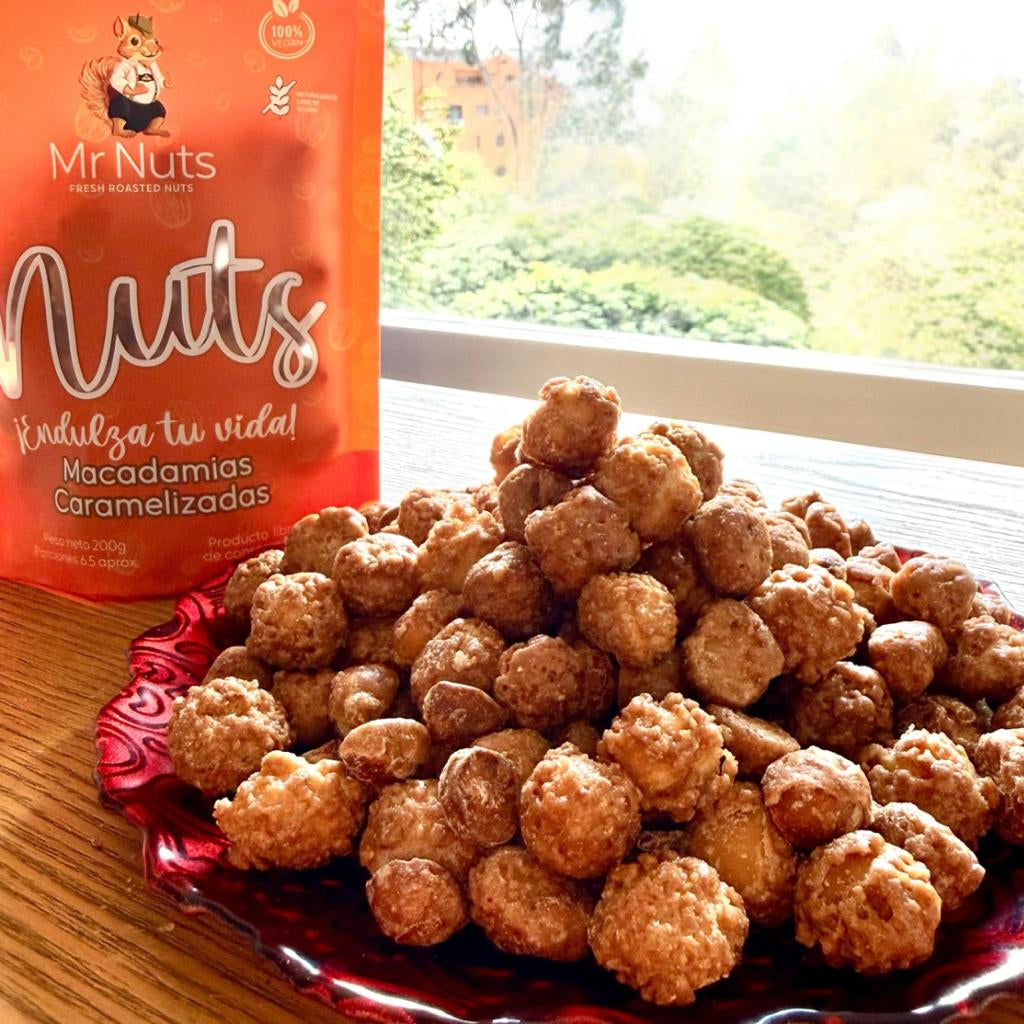 Macadamias caramelizadas